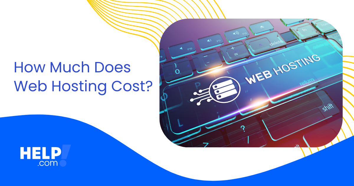 Keyboard with web hosting digital graphics on it