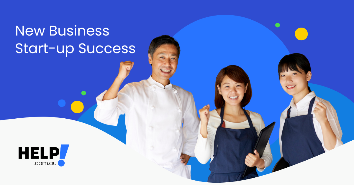 Three chefs cheering together as they launch their new food business