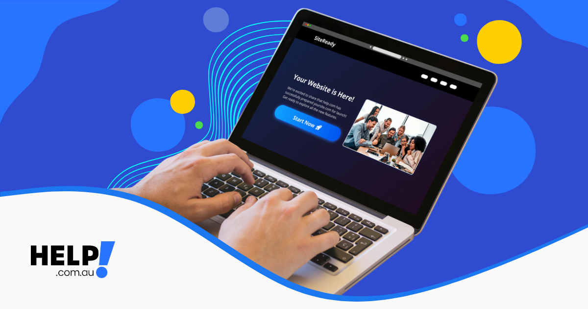 image of building a new website with digital design