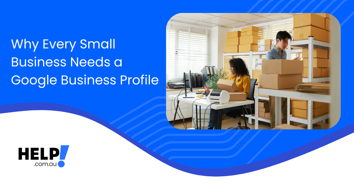 Google Business Profile being updated on laptop by business owner