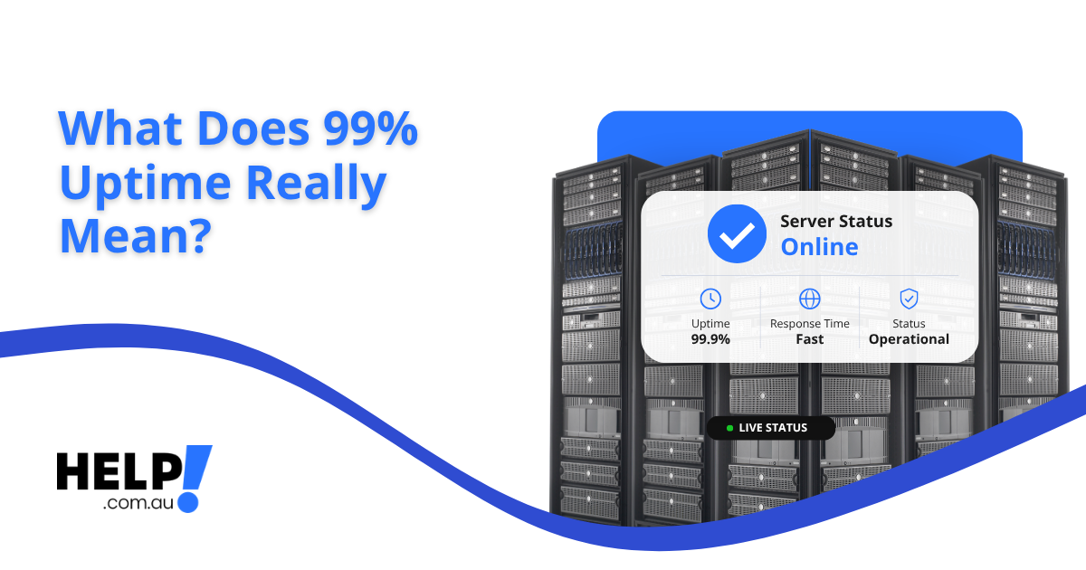 columns of web hosting with uptime highlight box